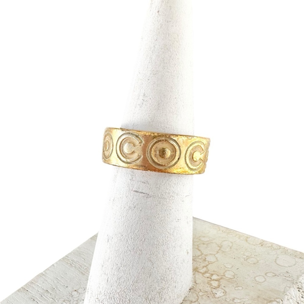 CHANEL Gold COCO Ring - Picture 5 of 8